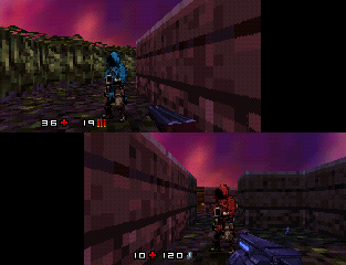Two-player split screen